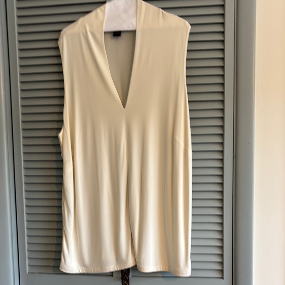 Lane Bryant Cream Tank Top Blouse